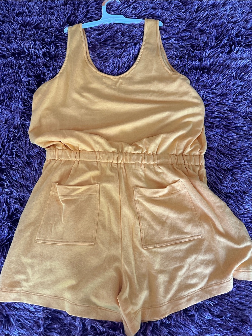 Loft Lou & Grey Sunshine Yellow Drawstring Romper - Picture 6 of 11